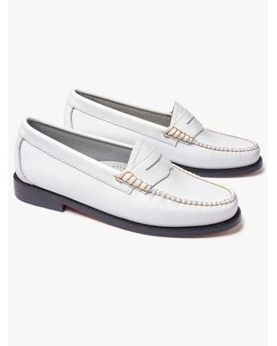 G.H. Bass & Co. Leather Weejun Penny Loafer - White