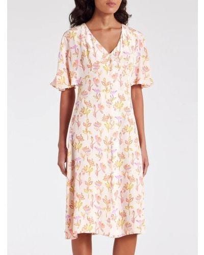 Paul Smith Off- Patterned Dress - Pink