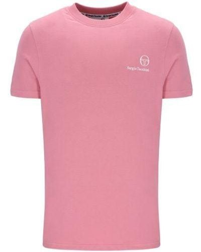 Sergio Tacchini Wild Rose Felton T-Shirt - Pink
