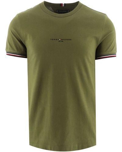 Tommy Hilfiger Putting Logo Tipped T-Shirt - Green