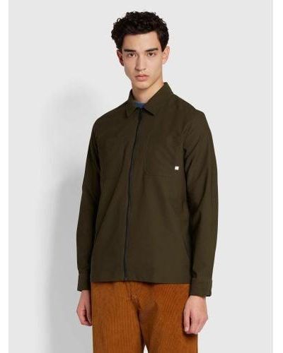 Farah Stenmark Long Sleeve Zipped Sweatshirt - Brown
