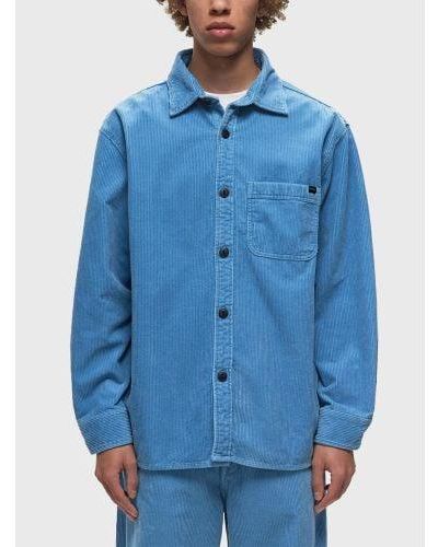Edwin Parisian Ander Long Sleeve Shirt - Blue