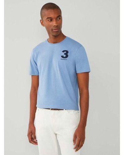 Hackett Heritage Number T-Shirt - Blue