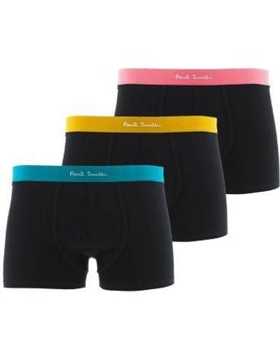 Paul Smith 3-Pack Art Band Trunk - Black