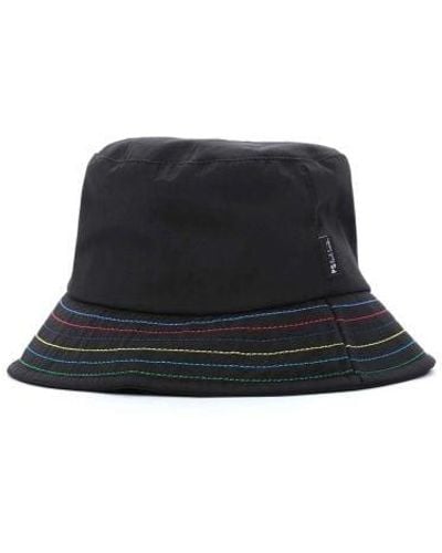Paul Smith Ps Stitch Bucet Hat - Black