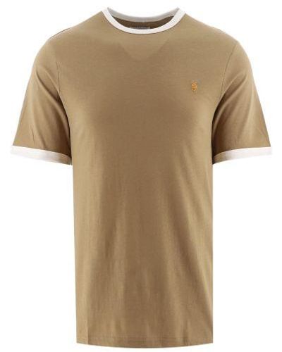 Farah Groves Ringer T-Shirt - Natural
