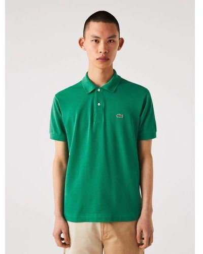 Lacoste Fluorine Classic Fit Short Sleeve L1212 Polo Shirt - Green