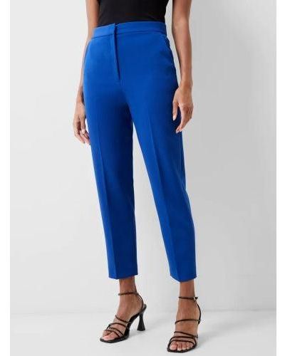 French Connection Cobalt Echo Tapered Trouser - Blue