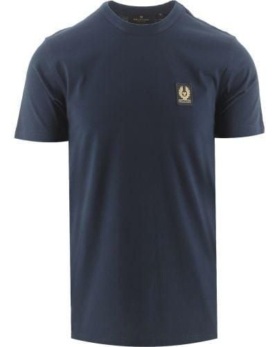 Belstaff Dark Ink Cotton Jersey T-Shirt - Blue