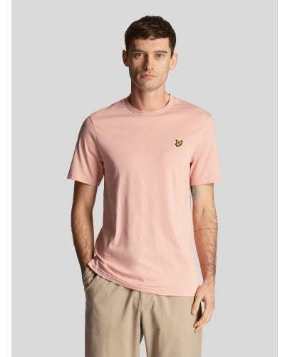 Lyle & Scott Palm Plain T-Shirt - Pink
