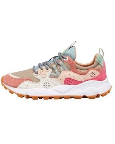 Flower Mountain Cipria Multicolour Yamano 3 Trainer - Pink