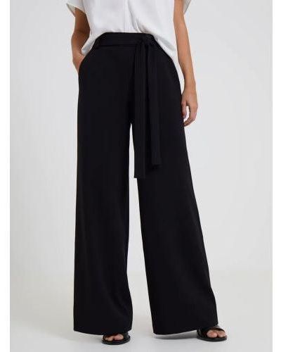 French Connection Whisper Full Length Palazzo Trouser - Blue