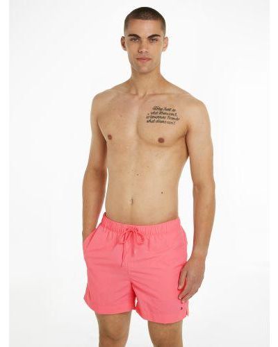 Tommy Hilfiger Botanical Drawstring Swim Short - Pink