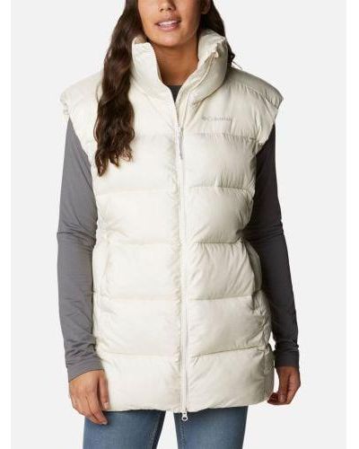 Columbia Chalk Puffect Mid Gilet - Natural