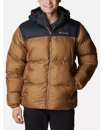 Columbia Delta Puffect Hooded Jacket - Brown