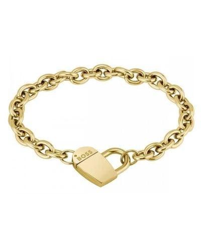 BOSS Heart Bracelet - Metallic