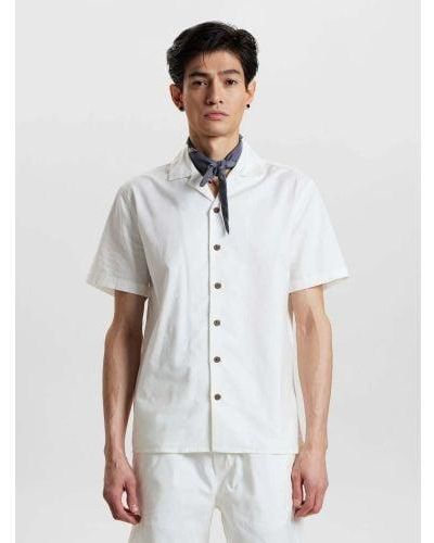Anerkjendt Tofu Akleo Short Sleeve Shirt - White