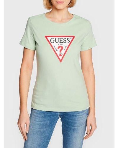 Guess Hazy Original Short Sleeve T-Shirt - Green
