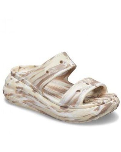 Crocs™ Bone Multicolour Classic Crush Marbled Sandal - Metallic