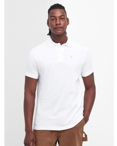 Barbour Sports Polo Shirt - White