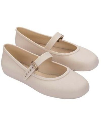 Melissa Soft Ballerina Shoe - Natural