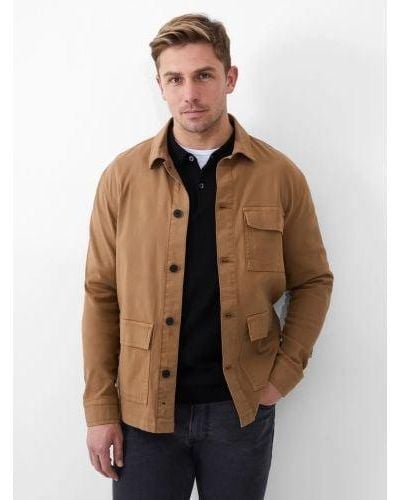 French Connection Tobacco Chore Jacket - Brown