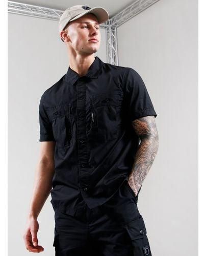Marshall Artist Reno Short Sleeve Shirt - Black