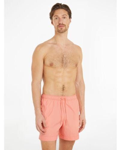 Tommy Hilfiger Summer Peach Drawstring Swim Short - Orange