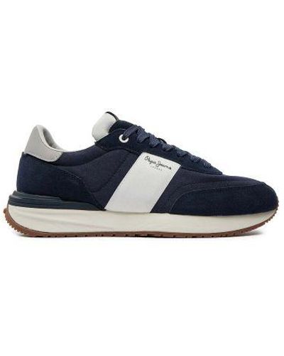 Pepe Jeans Buster Tape Trainer - Blue