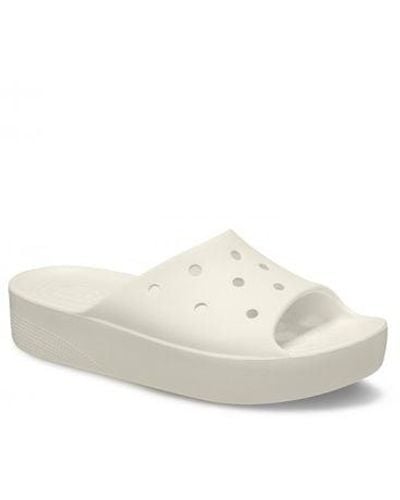 Crocs™ Bone Classic Platform Slide - White