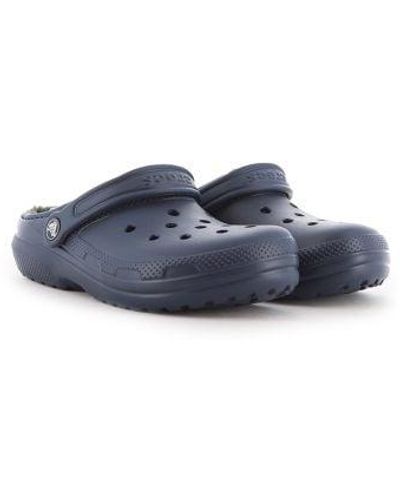 Crocs™ Charcoal Classic Lined Clog - Blue
