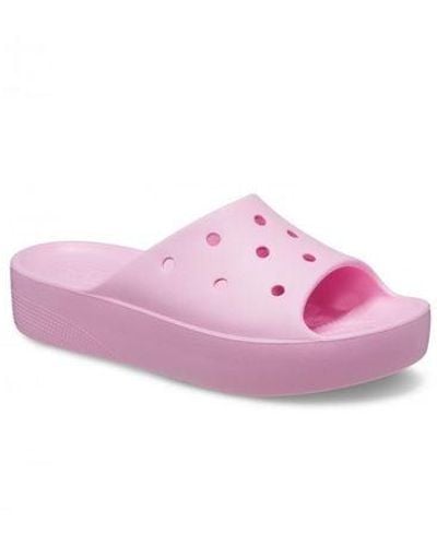 Crocs™ Flamingo Classic Platform Slide - Pink