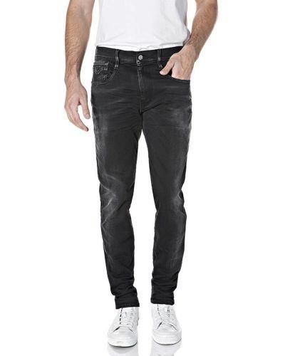 Replay Slim Fit Hyperflex Shades Anbass Jeans - Black