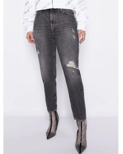 Armani Exchange 5 Pocket Jeans - Grey