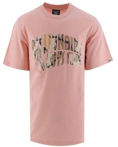 BBCICECREAM Camo Arch Logo T-Shirt - Pink