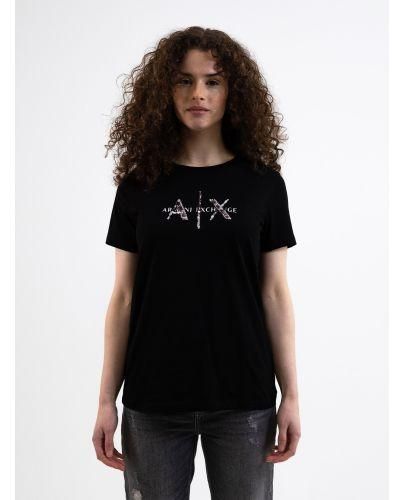 Armani Exchange Branded T-Shirt - Black