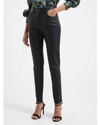 French Connection Blackout Gloss Straight Leg Jean