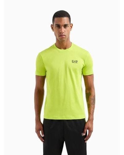 EA7 Acid Lime Short Sleeve Logo T-Shirt - Green