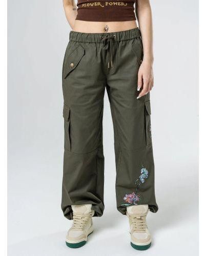 Ed Hardy Dusty Mystic Panther Cargo Pant - Green