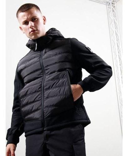 Marshall Artist Hybrid Softshell Jacket - Black