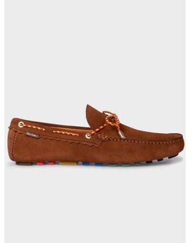 Paul Smith Tan Springfield Slip-On Loafer - Brown