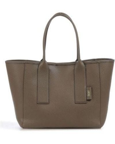 DKNY Truffle Grayson Large Tote Bag - Brown