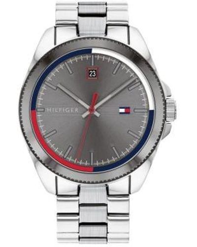 Tommy Hilfiger Steel Riley Watch - Metallic