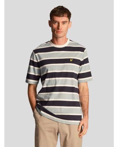 Lyle & Scott Slate Stripe T-Shirt - Grey