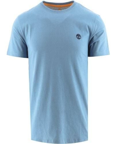 Timberland Skyway Dunstan River Logo T-Shirt - Blue