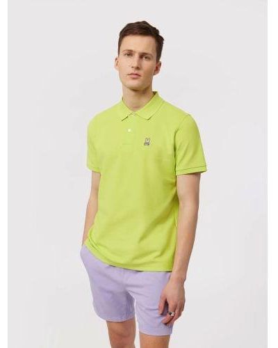 Psycho Bunny Lime Granita Classic Polo Shirt - Green
