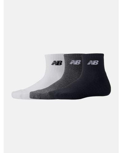New Balance 3-Pack Everyday Ankle Sock - Blue