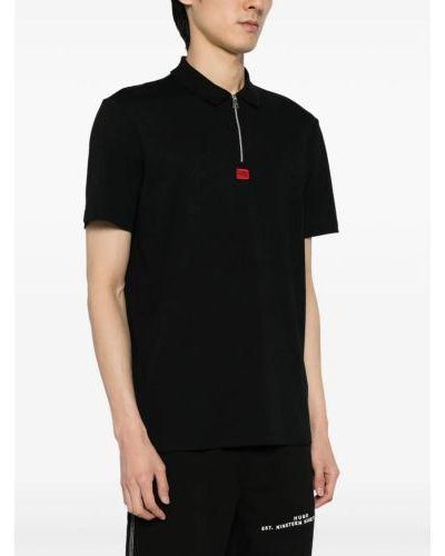 HUGO Deresom241 Polo Shirt - Black