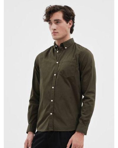 Norse Projects Army Anton Light Twill Shirt - Green