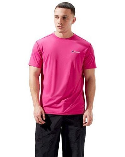 Berghaus Peony Wayside Tech T-Shirt - Pink